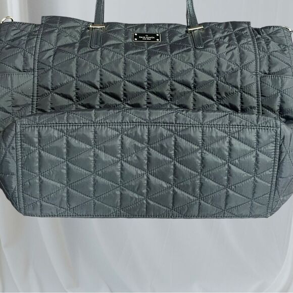 Kate Spade Baby Diaper Bag Wilson Road Kaylie Maxi Shoulder bag. Black quilted - Picture 13 of 16